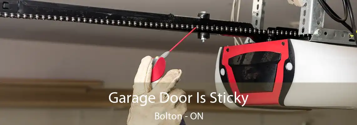 Garage Door Is Sticky Bolton - ON