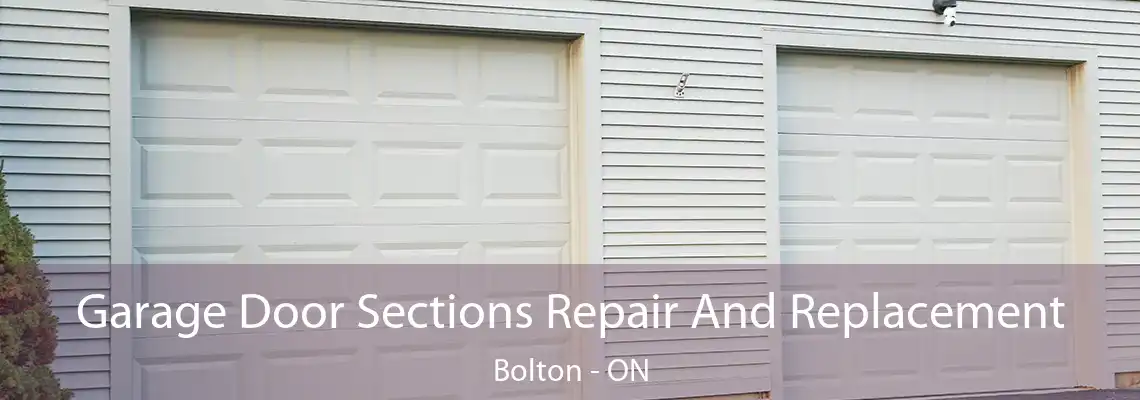 Garage Door Sections Repair And Replacement Bolton - ON