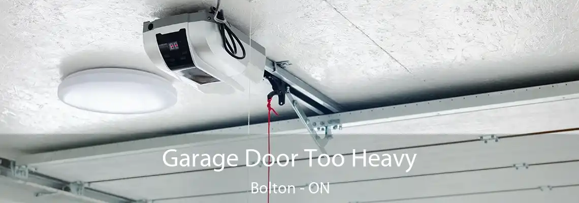 Garage Door Too Heavy Bolton - ON