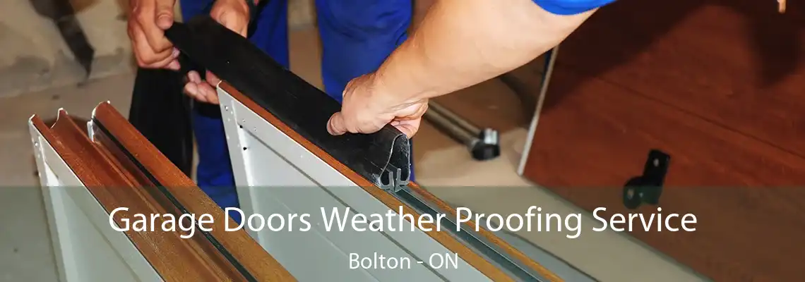 Garage Doors Weather Proofing Service Bolton - ON