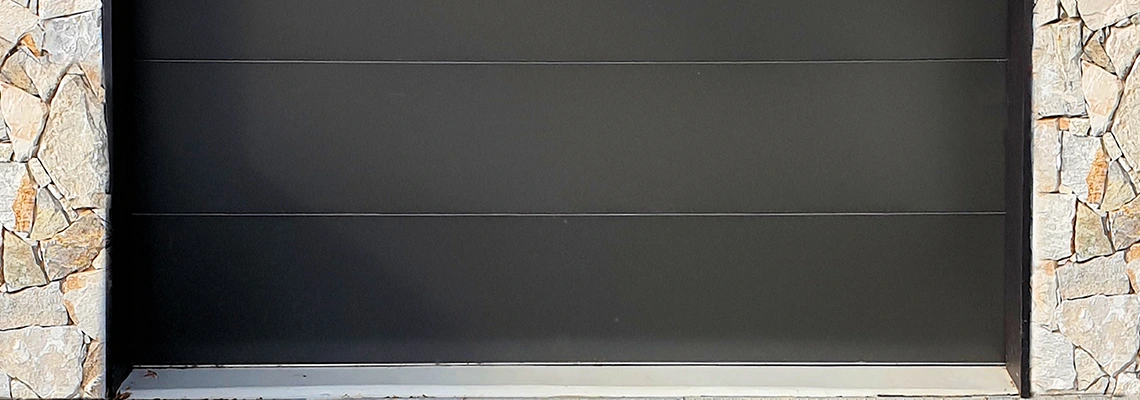 Overhead Black Garage Door Installation in Bolton, Ontario
