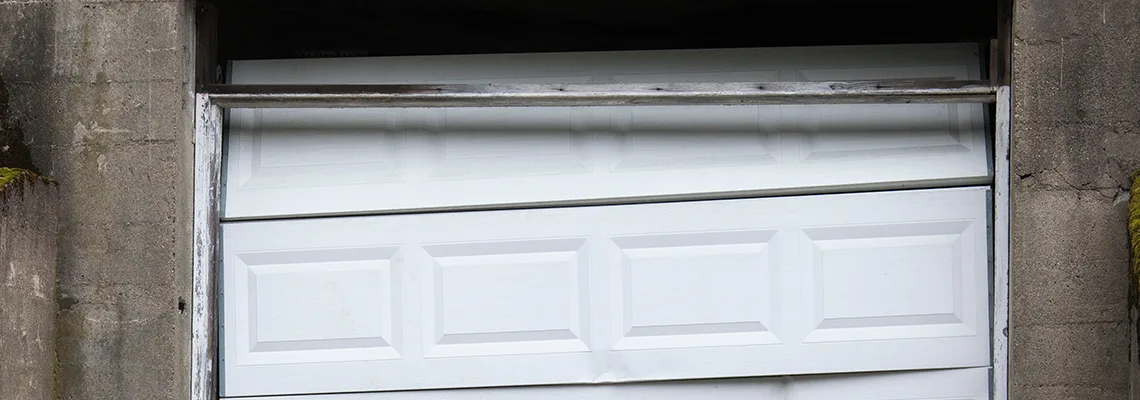 Fallen Commercial Garage Door Repair in Bolton, Ontario